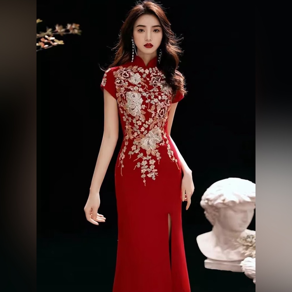 Qipao/Cheongsam red size 8